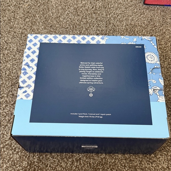 Roller Rabbit X TARGET Inflatable Pool Float - Light Blue & Green - Picture 2 of 2